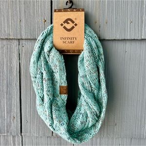 Cable Knit Infinity Scarf